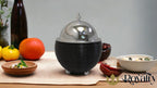 4.5 L Sophisticated Silver Round Chafing Dish | Modern Food Warmer for Elegant Buffets and Gatherings